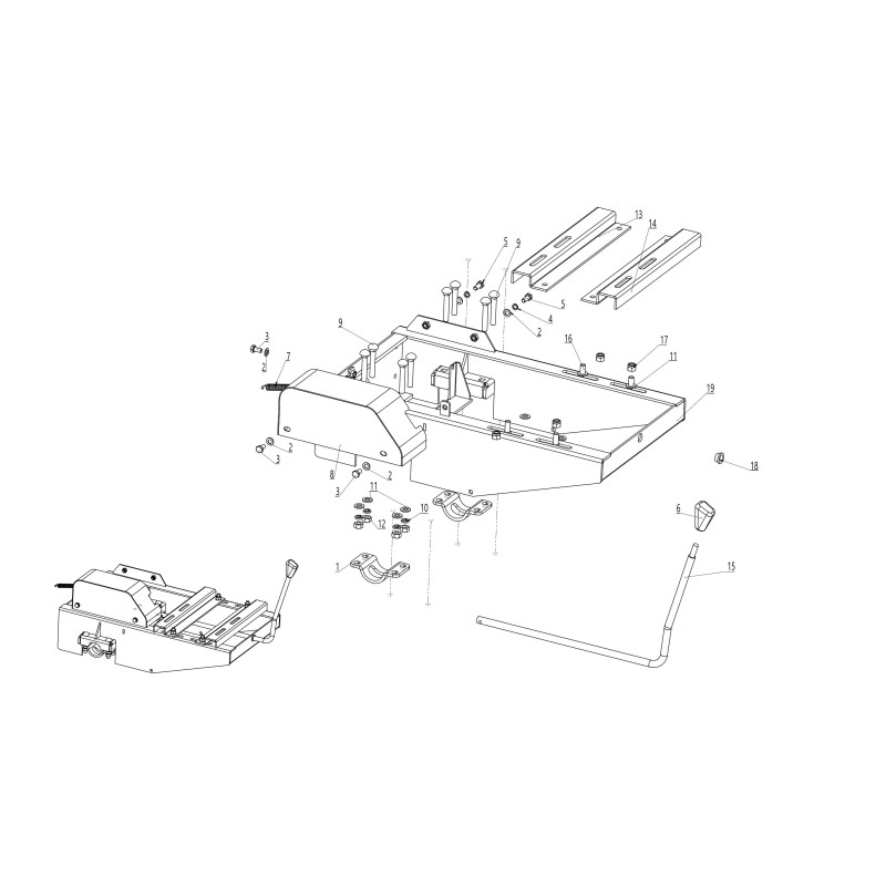 POMMEAU DE VITESSE FM 860 0610.00.130A ORIGINAL BLUE BIRD