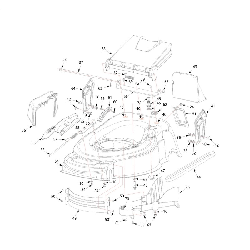 DÉFLECTEUR LATÉRAL WJZ18HLC1P65 1850069 ORIGINAL BLUE BIRD