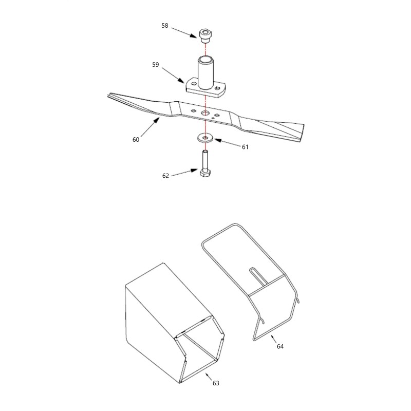 Porte-lame Taurus 41 1911020 Original BLUE BIRD