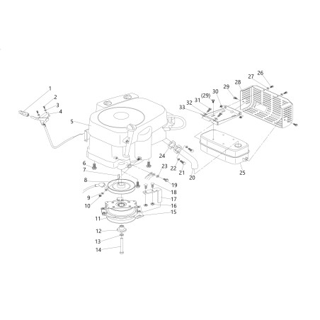 Bague d'embrayage pour tracteur 20085758 d'origine BLUE BIRD | Newgardenstore.eu