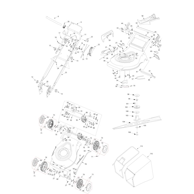 DEFLETTORE LATERALE TAURUS 56T 2200017 ORIGINALE BLUE BIRD