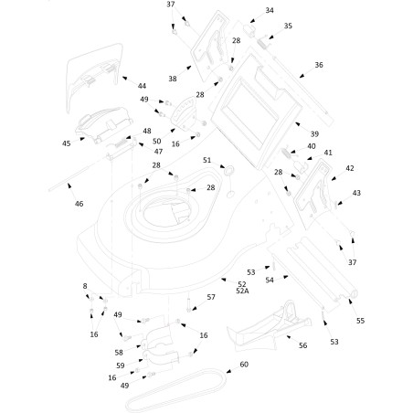 PROTECTOR DE POLEA IZQUIERDA TAURUS 46T 1808212 ORIGINAL BLUE BIRD | Newgardenstore.eu