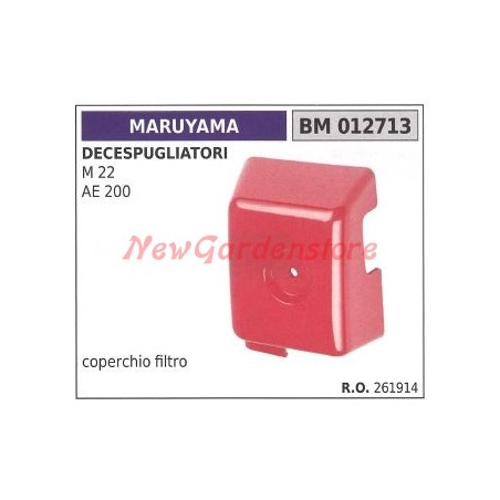 Air filter cover MARUYAMA brushcutter M 22 AE 200 012713 | Newgardenstore.eu