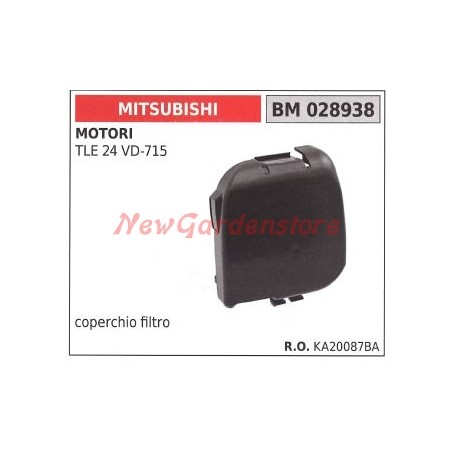 Tapa filtro aire MITSUBISHI motor 2 tiempos desbrozadora tagliasiepe028938 | Newgardenstore.eu