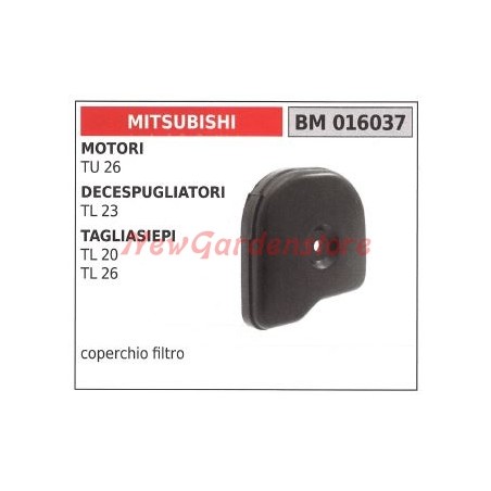 Coperchio filtro aria MITSUBISHI motore 2tempi montato su decespugliatore 016037 | Newgardenstore.eu