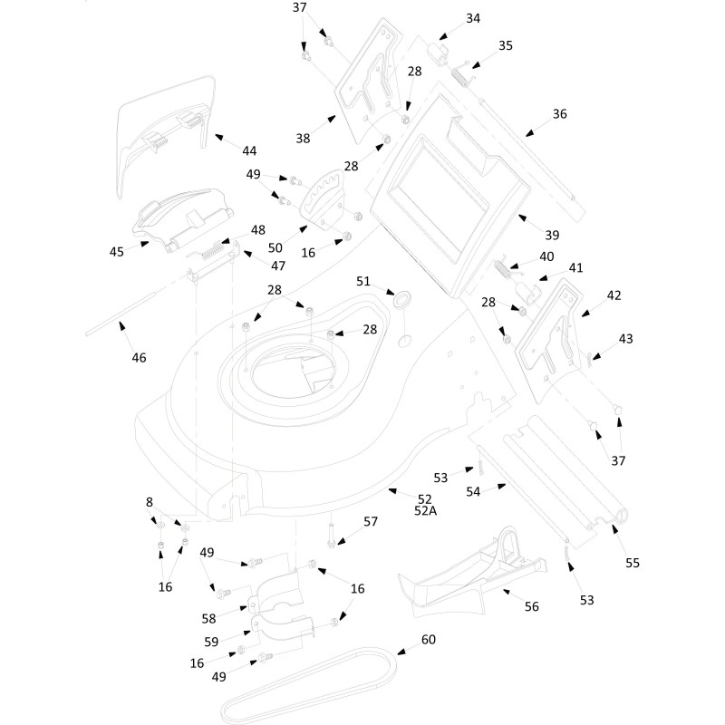 RIPARO PULEGGIA DESTRA TAURUS 46T 1808213 ORIGINALE BLUE BIRD
