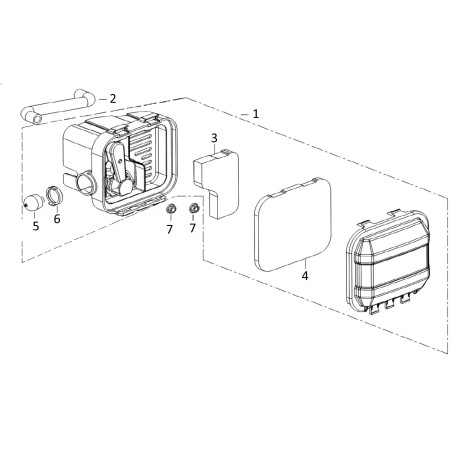 AIR FILTER COMP.LC1P65FE 180020732-0001 ORIGINAL BLUE BIRD | Newgardenstore.eu