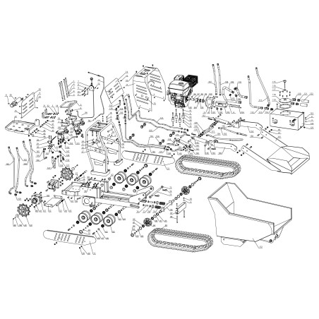 GIUNTO SX POMPA CARRIER 500DLH 7097454011100 ORIGINALE BLUE BIRD | Newgardenstore.eu