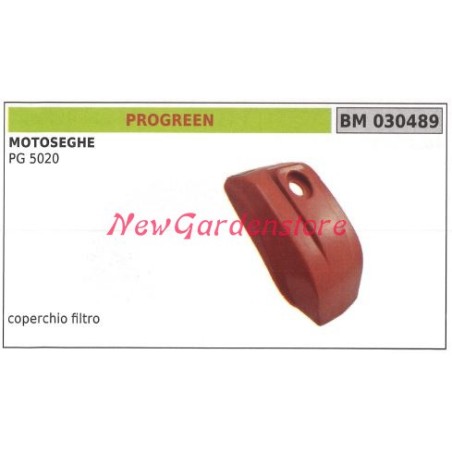 PROGREEN Cubierta del filtro de aire del motor de la desbrozadora PG 5020 030489 | Newgardenstore.eu