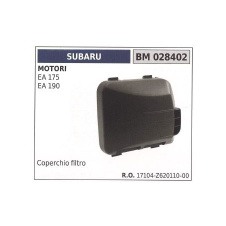 Air filter cover SUBARU for gasoline engine cultivator EA175 190 028402