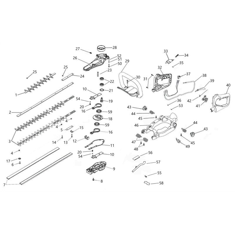Protection de lame SLP600D 02020070064 ORIGINAL BLUE BIRD