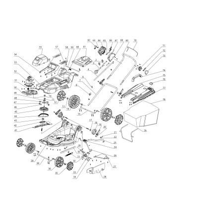ROUE À COURROIE QT3035 QT3035-45 ORIGINALE BLUE BIRD | Newgardenstore.eu