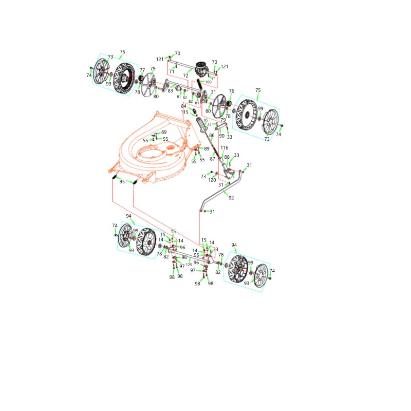ADJUSTMENT BRACKET ALT. TAURUS 53 TWA 2100618 ORIGINAL BLUE BIRD