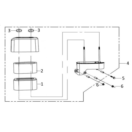 AIR FILTER COMP. 1P90F LTC86/92H 180020633-0001 ORIGINAL BLUE BIRD | Newgardenstore.eu