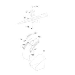 TAURUS 51TWC HONDA 2012100B BUJE DE CUCHILLA ORIGINAL BLUE BIRD | Newgardenstore.eu