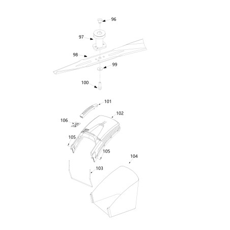 TAURUS 51TWC HONDA 2012100B BUJE DE CUCHILLA ORIGINAL BLUE BIRD | Newgardenstore.eu