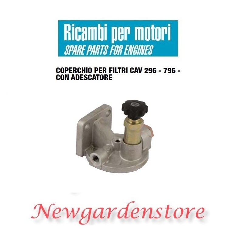 Tapa filtro compatible motor CAV 296 796 primer 11767 rosca M14x1,5