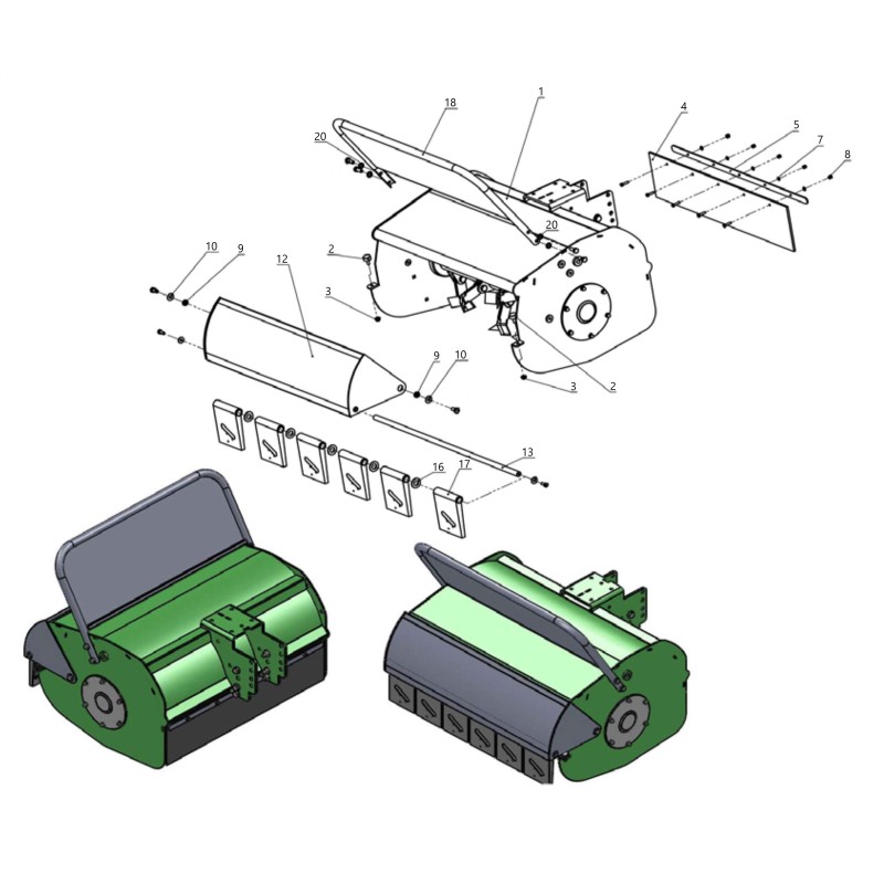 PROTECCIÓN DE GOMA SG0812 0812.10.201G ORIGINAL BLUE BIRD