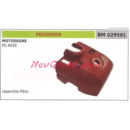 Motorfilterdeckel PROGREEN Motorsensen PG 6020 029581 | Newgardenstore.eu