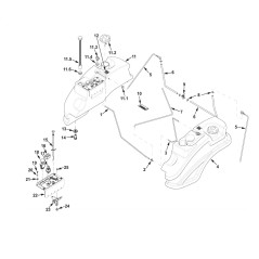 ZTR 60 PRO 633104G ORIGINAL CABLE BLUE BIRD | Newgardenstore.eu