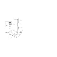 BOUCHON DE RÉSERVOIR COMPLET TJ53/45/35/27 99996-6107 ORIGINAL BLUE BIRD