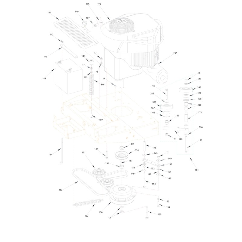 POLEA TENSORA DE CORREA Z.T. WYRZ50XL 5002175 ORIGINAL BLUE BIRD