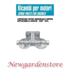 Coperchio filtro universale doppio BOSCH FIAT 12902 motore 0450136007 | Newgardenstore.eu