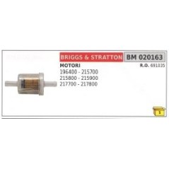 BRIGGS&STRATTON petrol filter 196400-215700-215800 lawn mower 691035