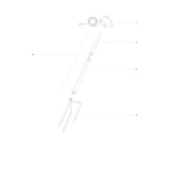 TUBO COMP.SUPPORTO ANTENNA NAVIMOW AB.50.0039.24 ORIGINALE BLUE BIRD | Newgardenstore.eu