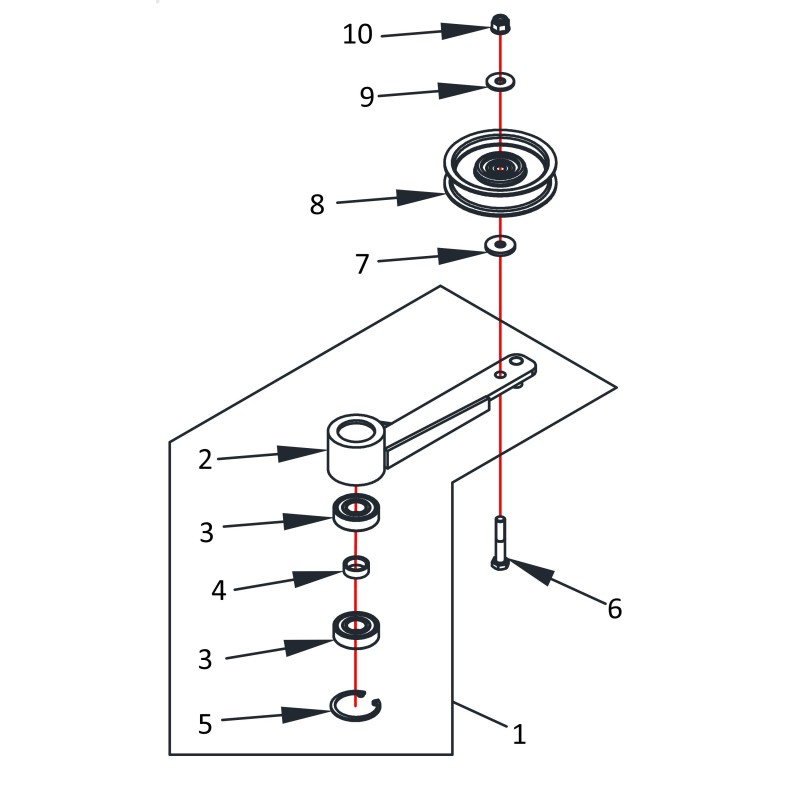 ZTR 60 PRO 633302 ORIGINAL TRANSMISSION PULLEY BLUE BIRD