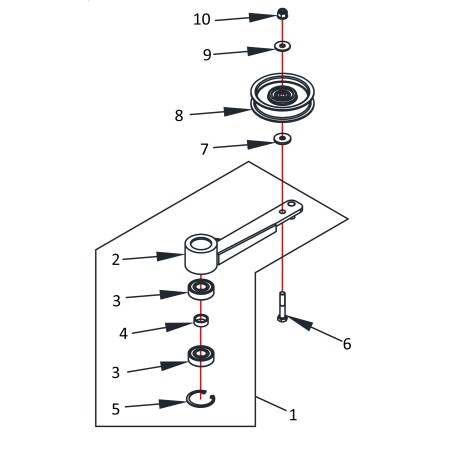 ZTR 60 PRO 633302 ORIGINAL GETRIEBERIEMENSCHEIBE BLUE BIRD | Newgardenstore.eu