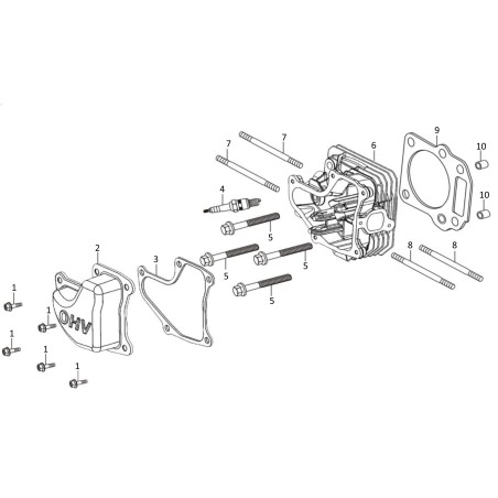 ZYLINDERKOPF LC1P70FC 120080553-0001 ORIGINAL BLUE BIRD | Newgardenstore.eu