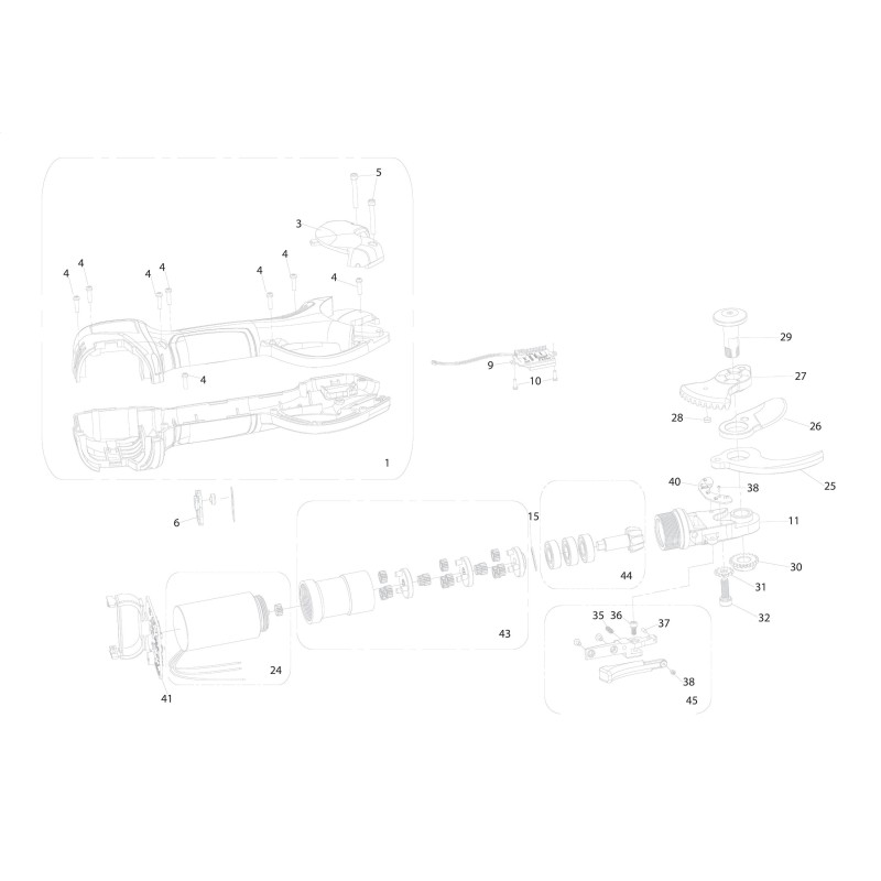 COMPLETE ENGINE PS 2335 FASTER 9A01000241000 ORIGINAL BLUE BIRD