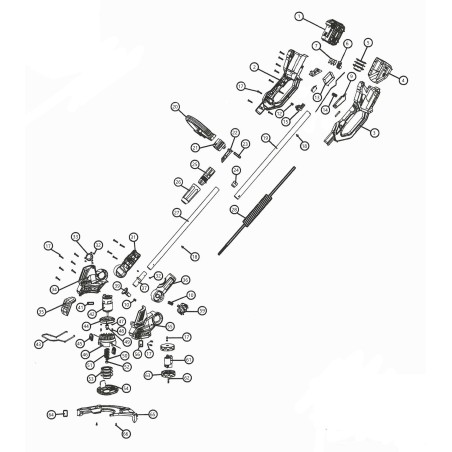 ORIGINAL BLR01R330050001 R3TR-42 TRIMMERMOTOR BLUE BIRD | Newgardenstore.eu