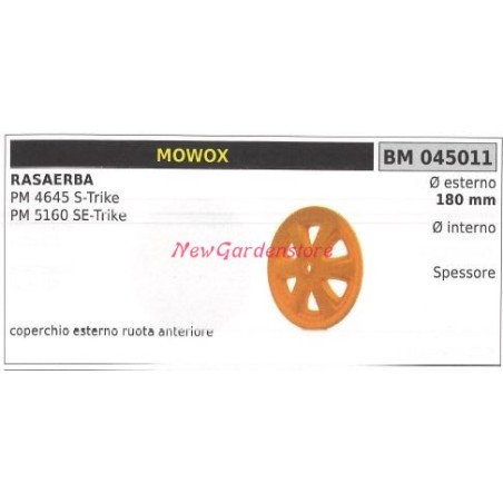 MOWOX Rasenmäher-Radabdeckung innen PM4645 S-TRIKE 045011 | Newgardenstore.eu
