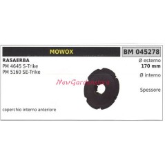 MOWOX Rasenmäher Mährad Innenabdeckung PM4645 S-TRIKE 045278 | Newgardenstore.eu