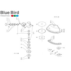 COPPIA CON.COMPL.23/59 MOD.1.4 D.27 722760R ORIGINALE BLUE BIRD