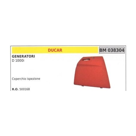 DUCAR inspection cover for D 1000i generator | Newgardenstore.eu