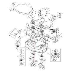 PULEGGIA CINGHIA LAME LM 715 PRO 2802011 ORIGINALE BLUE BIRD