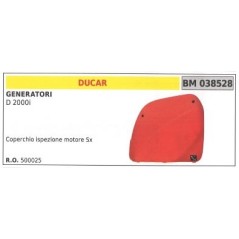 Coperchio ispezione motore sinistro DUCAR per generatore D 2000i | Newgardenstore.eu