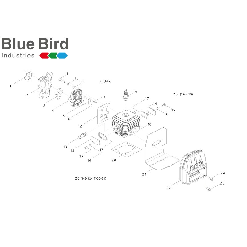 Zylinderdurchmesser 42 für P45 Ecological 481350 ORIGINAL BLUE BIRD