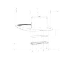 BASE STAZIONE RICARICA AB.50.0017.28 ORIGINALE BLUE BIRD | Newgardenstore.eu