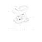 TELAIO SUPERIORE ESTERNO NAVIMOW AB.50.0016.95 ORIGINALE BLUE BIRD