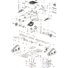 FM 2353 9A01000602000 MOTEUR DE ROUE MOTRICE D'ORIGINE BLUE BIRD | Newgardenstore.eu