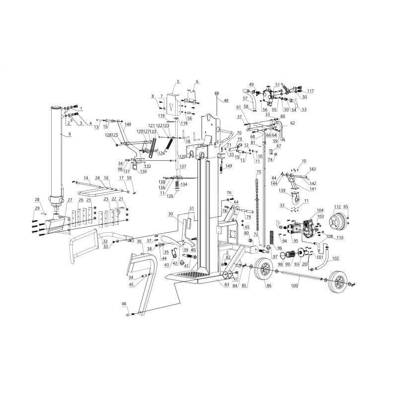 LS PTO 30000 MULTIPLICATEUR ATTACHEMENT 86567728011 ORIGINAL BLUE BIRD
