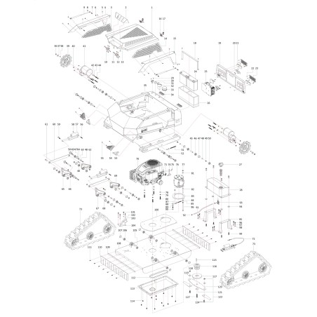 FM 2370 5010111824000 MOTEUR À COMBUSTION INTERNE D'ORIGINE BLUE BIRD | Newgardenstore.eu