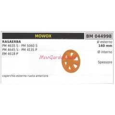 MOWOX cubierta rueda delantera MOWOX cortacésped PM 4635S 044998 | Newgardenstore.eu