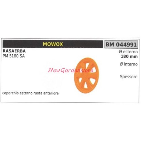 MOWOX-Vorderradabdeckung MOWOX-Rasenmäher PM 5160 SA 044991 | Newgardenstore.eu