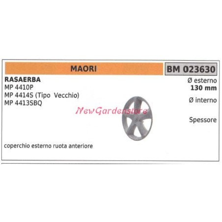 MAORI Rasenmäher-Radabdeckung MP 4410P 4413SBQ 023630 | Newgardenstore.eu