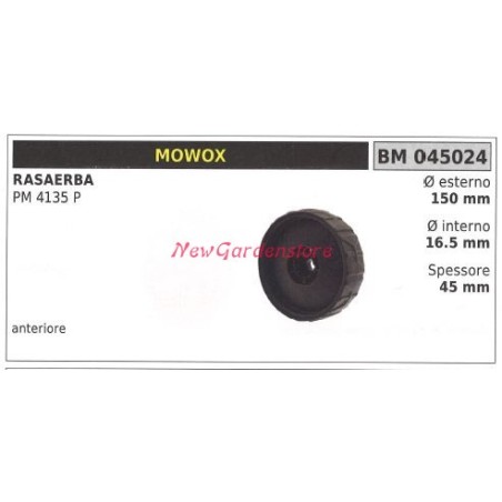 Hinterradabdeckung MOWOX Rasenmäher EM 3414P 045023 | Newgardenstore.eu